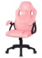 Fotel obrotowy do biurka CARRERA M ALCANTARA CARO PINK