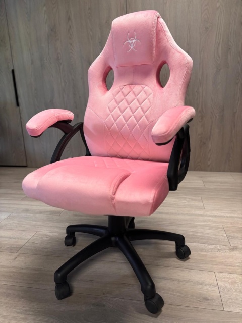 Fotel obrotowy do biurka CARRERA M ALCANTARA CARO PINK Fotel obrotowy do biurka CARRERA M ALCANTARA CARO PINK