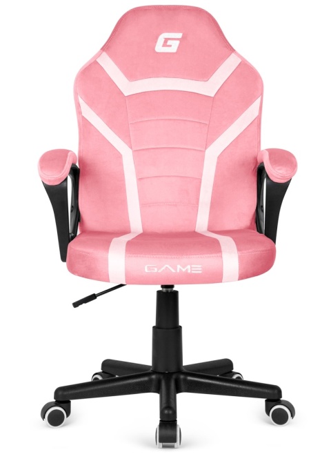 Fotel obrotowy do biurka MARIO ALCANTARA PINK + WHITE Fotel obrotowy do biurka MARIO ALCANTARA PINK + WHITE