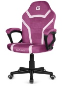 Fotel obrotowy do biurka MARIO ALCANTARA PURPLE + WHITE