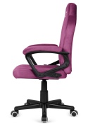 Fotel obrotowy do biurka MARIO ALCANTARA PURPLE + WHITE