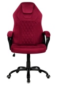 Fotel obrotowy do biurka SPIDER BURGUNDY ALCANTARA