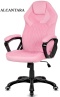 Fotel obrotowy do biurka SPIDER PINK ALCANTARA