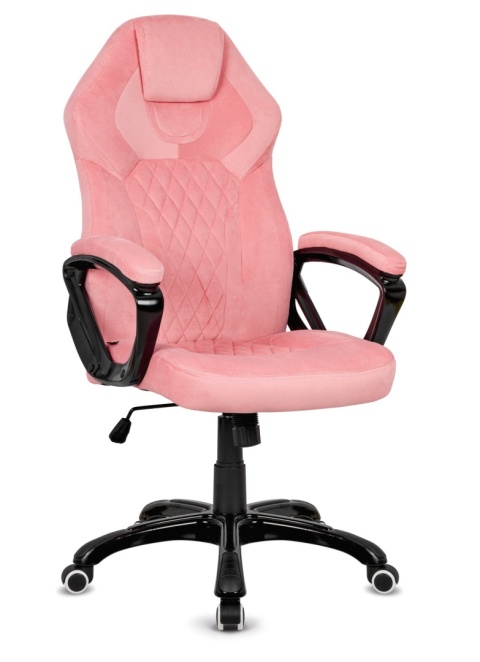 Fotel obrotowy do biurka SPIDER PINK ALCANTARA Fotel obrotowy do biurka SPIDER PINK ALCANTARA