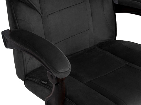 Fotel obrotowy do biurka TITAN BLACK ALCANTARA PRO Fotel obrotowy do biurka TITAN BLACK ALCANTARA PRO