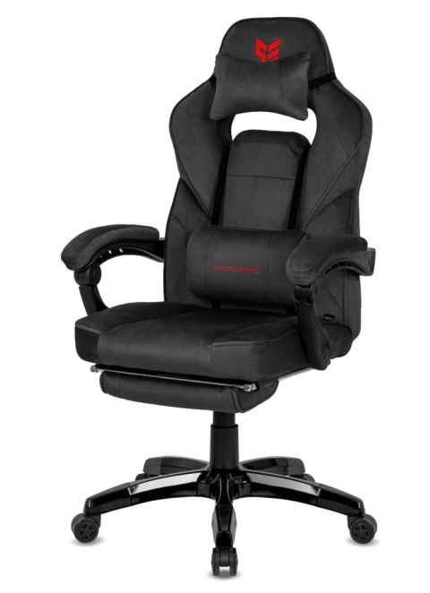 Fotel obrotowy do biurka TITAN BLACK ALCANTARA PRO Fotel obrotowy do biurka TITAN BLACK ALCANTARA PRO
