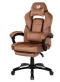 Fotel obrotowy do biurka TITAN BROWN ALCANTARA PRO