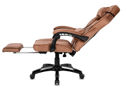 Fotel obrotowy do biurka TITAN BROWN ALCANTARA PRO Fotel obrotowy do biurka TITAN BROWN ALCANTARA PRO