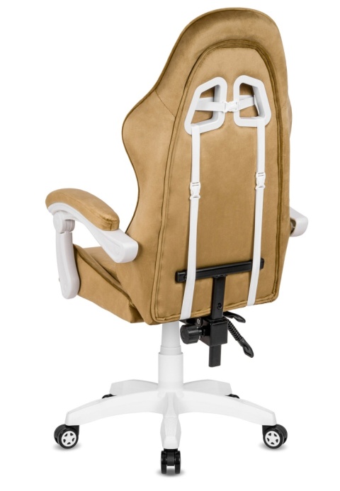 Fotel obrotowy gamingowy ENZO XL BEIGE ALCANTARA ICE Fotel obrotowy gamingowy ENZO XL BEIGE ALCANTARA ICE