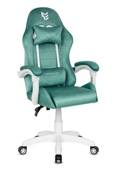 Fotel obrotowy gamingowy ENZO XL MINT ALCANTARA ICE Fotel obrotowy gamingowy ENZO XL MINT ALCANTARA ICE