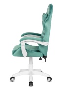 Fotel obrotowy gamingowy ENZO XL MINT ALCANTARA ICE