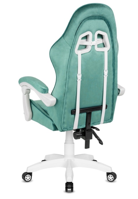 Fotel obrotowy gamingowy ENZO XL MINT ALCANTARA ICE Fotel obrotowy gamingowy ENZO XL MINT ALCANTARA ICE