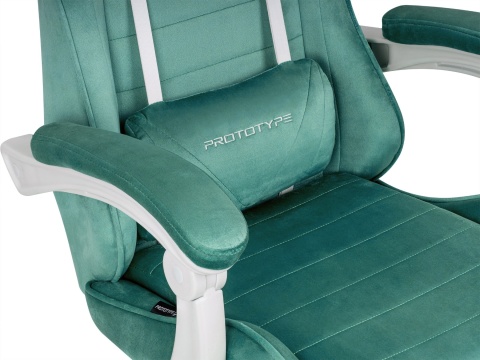 Fotel obrotowy gamingowy ENZO XL MINT ALCANTARA ICE Fotel obrotowy gamingowy ENZO XL MINT ALCANTARA ICE