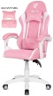 Fotel obrotowy gamingowy ENZO XL PINK + WHITE ALCANTARA ICE