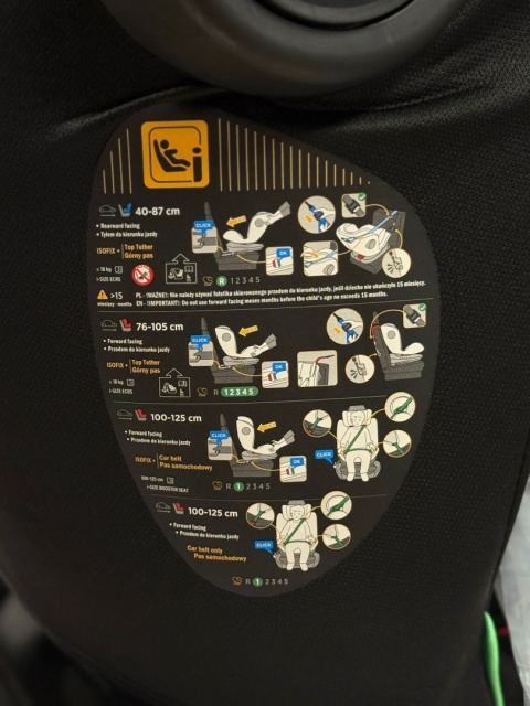 Fotelik samochodowy i-Size ISOFIX GT 360 MULTI 40-125 cm Fotelik samochodowy i-Size ISOFIX GT 360 MULTI 40-125 cm