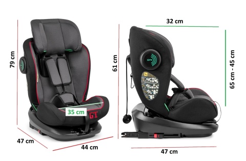 Fotelik samochodowy i-Size ISOFIX GT 360 MULTI 40-125 cm Fotelik samochodowy i-Size ISOFIX GT 360 MULTI 40-125 cm