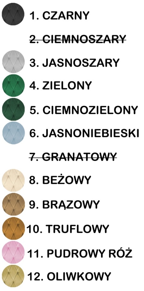 Krzesła tapicerowane BORGO VELVET GOLD zestaw 4 sztuk kolory do wyboru Krzesła tapicerowane BORGO VELVET GOLD zestaw 4 sztuk kolory do wyboru