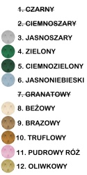 Krzesła tapicerowane BORGO VELVET ROSE GOLD zestaw 4 sztuk kolory do wyboru