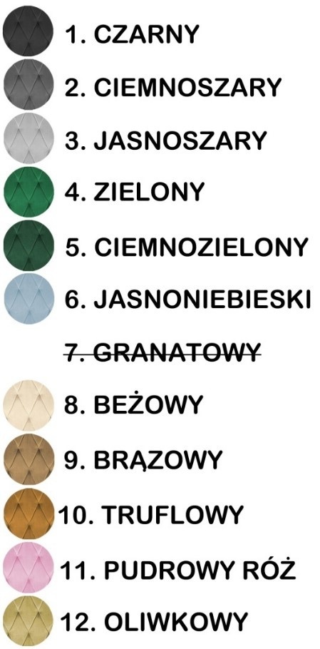 Krzesła tapicerowane BORGO VELVET ROSE GOLD zestaw 4 sztuk kolory do wyboru Krzesła tapicerowane BORGO VELVET ROSE GOLD zestaw 4 sztuk kolory do wyboru