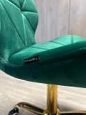 Krzesło obrotowe VASTO OFFICE VELVET GREEN GOLD