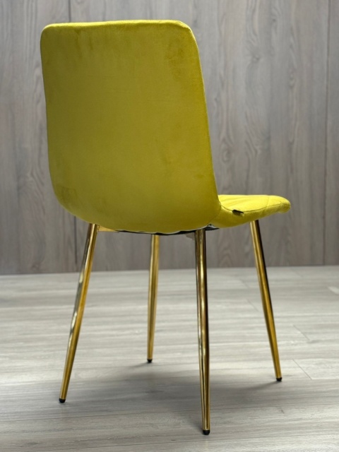 Krzesło tapicerowane BORGO VELVET OLIVE GOLD Krzesło tapicerowane BORGO VELVET OLIVE GOLD