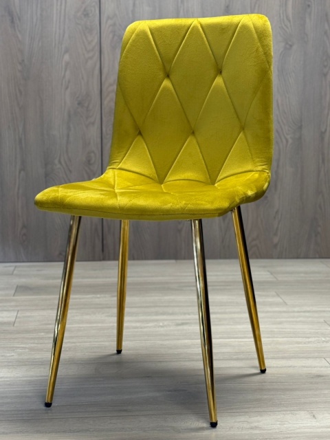 Krzesło tapicerowane BORGO VELVET OLIVE GOLD Krzesło tapicerowane BORGO VELVET OLIVE GOLD