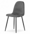 Krzesło tapicerowane GIULIA VELVET DARK GREY
