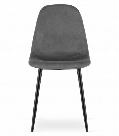 Krzesło tapicerowane GIULIA VELVET DARK GREY Krzesło tapicerowane GIULIA VELVET DARK GREY