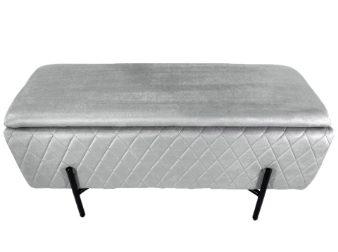 PUFA kufer Lugano LUZZI DIAMOND GREY VELVET 95 II GATUNEK PUFA kufer Lugano LUZZI DIAMOND GREY VELVET 95 II GATUNEK