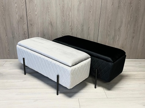 PUFA kufer Lugano LUZZI DIAMOND GREY VELVET 95 II GATUNEK PUFA kufer Lugano LUZZI DIAMOND GREY VELVET 95 II GATUNEK