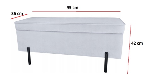PUFA kufer Lugano LUZZI DIAMOND GREY VELVET 95 II GATUNEK PUFA kufer Lugano LUZZI DIAMOND GREY VELVET 95 II GATUNEK