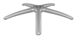 Podstawa fotela obrotowego XL metalowa 69 cm GREY MATT