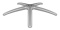 Podstawa fotela obrotowego XL metalowa 69 cm GREY MATT