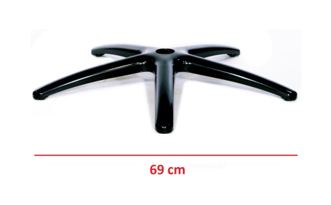 Podstawa fotela obrotowego XL metalowa CHROM 69 cm Podstawa fotela obrotowego XL metalowa CHROM 69 cm
