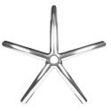 Podstawa fotela obrotowego XL metalowa CHROM 69 cm