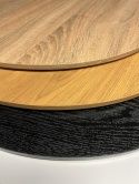 Stół okrągły VICTORY BROWN WOOD 70 cm SMOKE