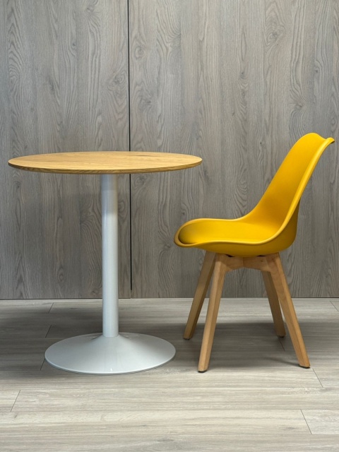 Stół okrągły VICTORY DARK WOOD 70 cm MILK Stół okrągły VICTORY DARK WOOD 70 cm MILK
