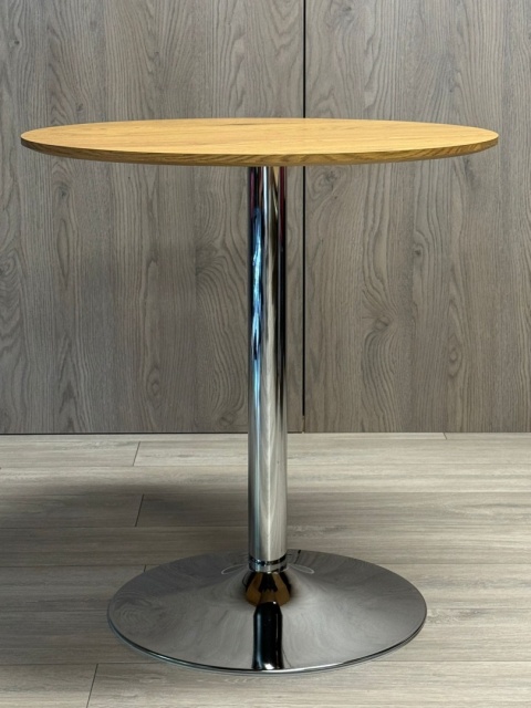 Stół okrągły VICTORY DARK WOOD 70 cm SILVER Stół okrągły VICTORY DARK WOOD 70 cm SILVER