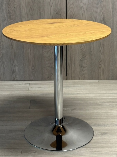 Stół okrągły VICTORY DARK WOOD 70 cm SILVER Stół okrągły VICTORY DARK WOOD 70 cm SILVER