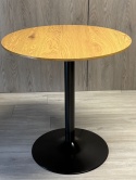 Stół okrągły VICTORY DARK WOOD 70 cm SMOKE II GATUNEK