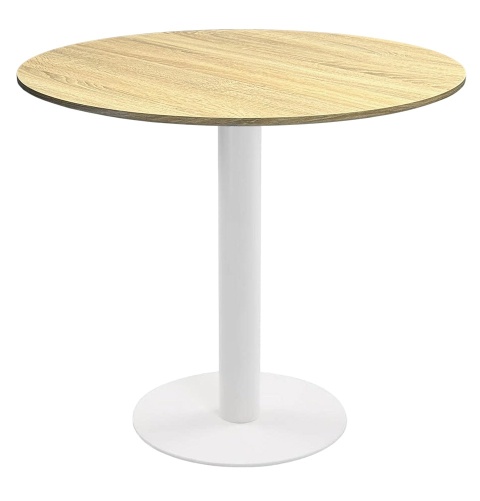 Stół okrągły VICTORY LIGHT WOOD 70 cm MILK Stół okrągły VICTORY LIGHT WOOD 70 cm MILK