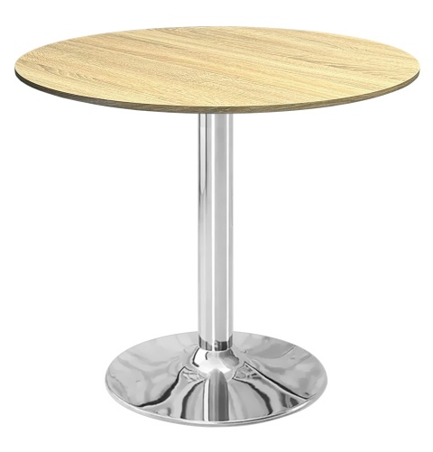 Stół okrągły VICTORY LIGHT WOOD 70 cm SILVER Stół okrągły VICTORY LIGHT WOOD 70 cm SILVER