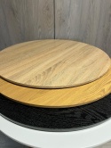 Stół okrągły VICTORY LIGHT WOOD 70 cm SMOKE