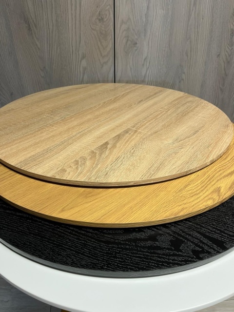 Stół okrągły VICTORY LIGHT WOOD 70 cm SMOKE Stół okrągły VICTORY LIGHT WOOD 70 cm SMOKE