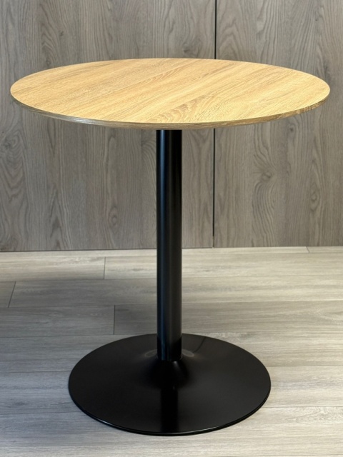 Stół okrągły VICTORY LIGHT WOOD 70 cm SMOKE Stół okrągły VICTORY LIGHT WOOD 70 cm SMOKE
