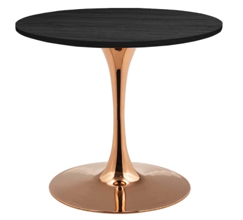 Stół okrągły VICTORY SLIM BLACK WOOD 70 cm COPPER Stół okrągły VICTORY SLIM BLACK WOOD 70 cm COPPER