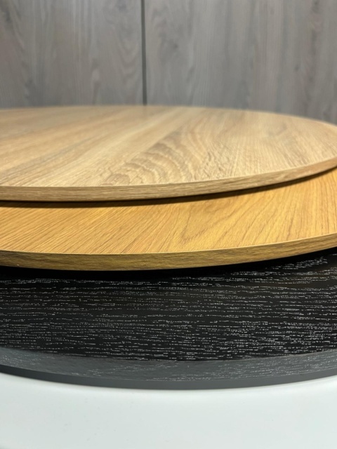 Stół okrągły VICTORY SLIM BLACK WOOD 70 cm COPPER Stół okrągły VICTORY SLIM BLACK WOOD 70 cm COPPER