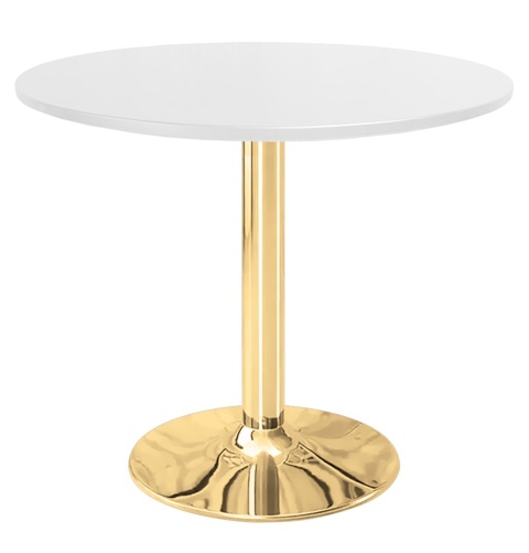 Stół okrągły VICTORY WHITE 70 cm GOLD Stół okrągły VICTORY WHITE 70 cm GOLD