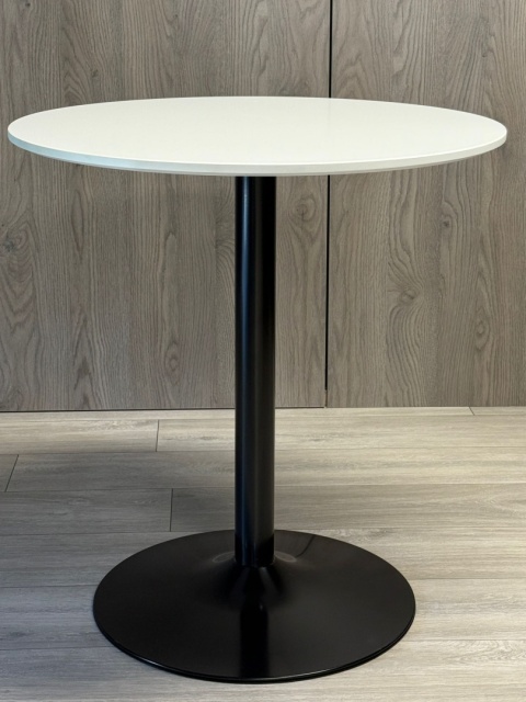 Stół okrągły VICTORY WHITE 70 cm SMOKE Stół okrągły VICTORY WHITE 70 cm SMOKE
