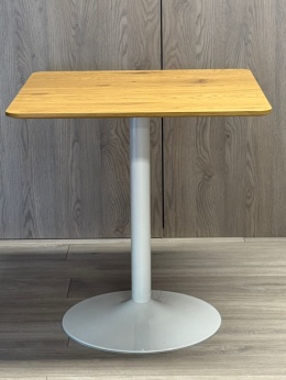 Stół skandynawski kwadratowy TORI Dark Wood 70 MILK